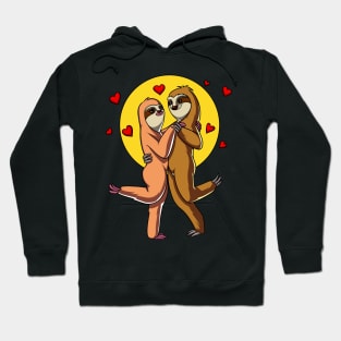 Cute Sloth Couple Hoodie